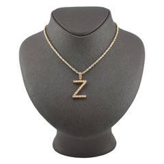 925 Silver Real Natural Diamonds 2 Grams All Initial Alphabets Pendant Letter Charm