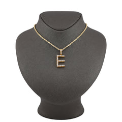 925 Silver Real Natural Diamonds 2 Grams All Initial Alphabets Pendant Letter Charm