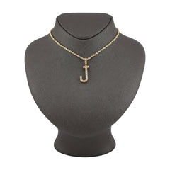 925 Silver Real Natural Diamonds 2 Grams All Initial Alphabets Pendant Letter Charm