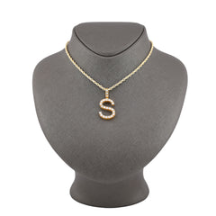 925 Silver Real Natural Diamonds 2 Grams All Initial Alphabets Pendant Letter Charm