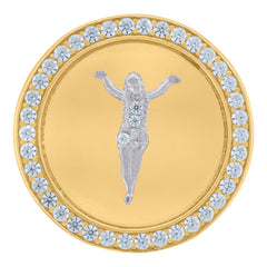 10kt Two-Tone Gold Mens Diamond-Cut Textured Initial Letter B Band Ring