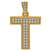 10kt Two-Tone Gold Womens Cubic Zirconia Engagement Ring