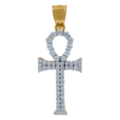 10kt Two-Tone Gold Womens Princess-Cut Cubic Zirconia Engagement Ring