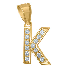 10kt Two-Tone Gold Mens Princess Cut Cubic-Zirconia Religious Caravaca Cross Crucifix Charm Pendant