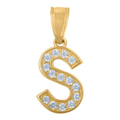 10kt Two-Tone Gold Mens Princess Cut Cubic-Zirconia Religious Cross Last Supper Charm Pendant