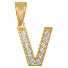 10kt Two-Tone Gold Mens Princess Cut Cubic-Zirconia Religious Crucifix Anchor Charm Pendant