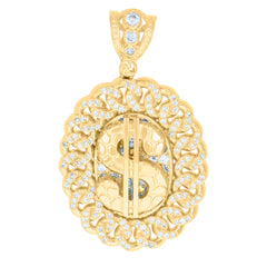 10kt Two-Tone Gold Unisex Diamond-Cut Textured Initial Letter E Band Ring