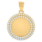 10kt Yellow Gold Mens Last Supper Religious Charm Pendant