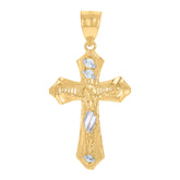 10kt Two-Tone Gold Womens Cubic-Zirconia Flower Fashion Ring