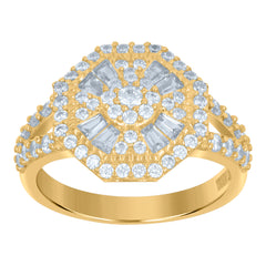 10kt Yellow Gold Mens Nugget Stud Earrings