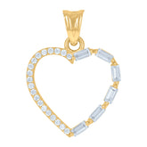 10kt Two-tone Gold Womens Cubic-Zirconia Flower Link Fashion Bracelet Size 8 Inches