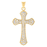 10kt Yellow Gold Mens Marijuana Leaf Fashion Charm Pendant