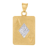 10kt Yellow Gold Mens Nugget Cross Religious Charm Pendant