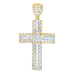 10kt Yellow Gold Mens Initials Letter P Stud Earrings