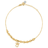 10kt Yellow Gold Womens Cubic-Zirconia Cross Religious Charm Pendant