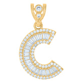 10kt Yellow Gold Mens Nugget Stud Earrings