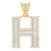 10kt Yellow Gold Mens One Million Dollar Fashion Charm Pendant