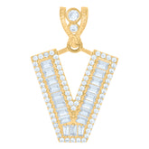 10kt Yellow Gold Mens Pistol Weapon Charm Pendant