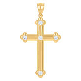 10kt Yellow Gold Unisex Square Nugget Stud Earrings