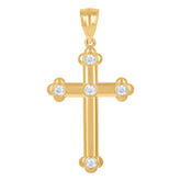 10kt Yellow Gold Unisex Square Nugget Stud Earrings