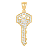 10kt Two-tone Gold Womens Greek Key Fashion Ring