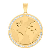 10kt Yellow Gold Mens St. Lazarus Religious Charm Pendant