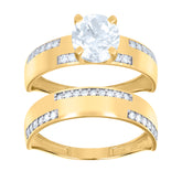 10kt Yellow Gold Womens Cubic-Zirconia Anos 15 Quinceanera Charm Pendant