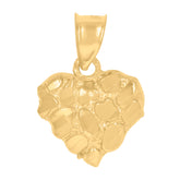 10kt Yellow Gold Unisex Cubic-Zirconia Cross Religious Charm Pendant
