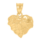 10kt Yellow Gold Unisex Cubic-Zirconia Cross Religious Charm Pendant