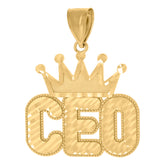 10kt Yellow Gold Mens World Map Globe Maps Charm Pendant