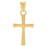 10kt Two-tone Gold Womens Cubic-Zirconia Love Symbol Infinity Charm Pendant