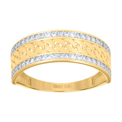 10kt Two-tone Gold Unisex INRI Crucifix Cross Religious Charm Pendant