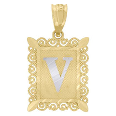 10kt Tri-Color Gold Unisex Cubic Zirconia Diamond-Cut Lady Of Guadalupe Religious Charm Pendant