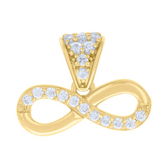 10kt Yellow Gold Womens Diamond-Cut Textured Heart Initial Letter V Band Ring