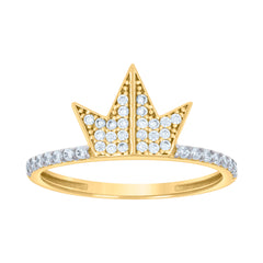 10kt Yellow Gold Womens Pink Princess-Cut Cubic Zirconia Huggie Hoop Earrings