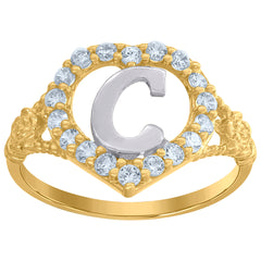 10kt Two-Tone Gold Mens Cubic Zirconia Last Supper Medallion Religious Charm Pendant