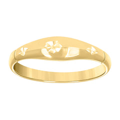 14kt Yellow Gold Womens Fashion Ring