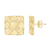 10kt Yellow Gold Womens Nugget Heart Charm Pendant