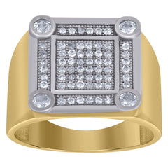 10kt Two-Tone Gold Diamond-Cut Last Supper Religious Charm Pendant