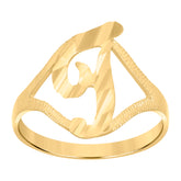 10kt Gold Two-Tone Diamond-Cut Mens Ankh Cross Religious Charm Pendant