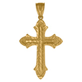 10kt Yellow Gold Mens Dollar Sign Currency Charm Pendant