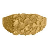 10kt Two-Tone Gold Mens Cubic-Zirconia Religious Cross Crucifix Charm Pendant