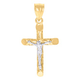 10kt Two-tone Gold His & Hers Cubic-Zirconia Trio Ring Set