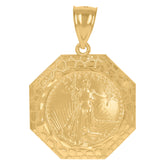 10kt Yellow Gold Mens Cubic Zirconia Dc Round Engagement Ring