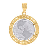 10Kt Two-Tone Gold Mens Masonic Signet Ring