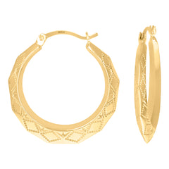 10kt Yellow Gold Mens Cubic-Zirconia Dog Tag Charm Pendant