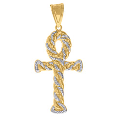 10kt Two-Tone Gold Womens Round Cubic Zirconia Engagement Ring