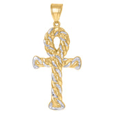 10kt Two-Tone Gold Womens Round Cubic Zirconia Engagement Ring