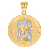 10kt Two-Tone Gold Mens Symbol Allah Religious Ring