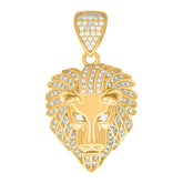 10kt Yellow Gold Mens Cubic Zirconia Ankh Cross Egyptian Religious Charm Pendant